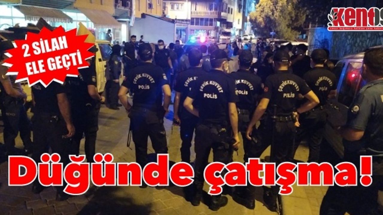 Düğünde çıkan kavgaya çevik kuvvet müdahale etti: 2 gözaltı
