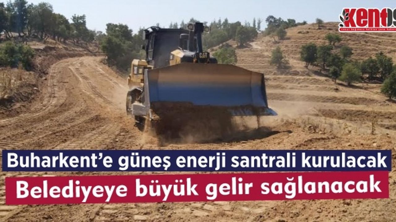 Buharkent Güneş Enerji Santrali çalışmaları başladı