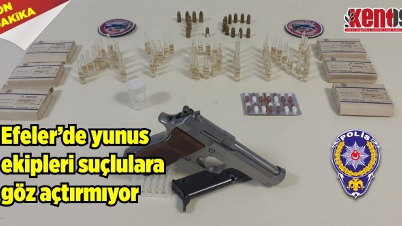 Efeler'de yunus ekipleri suçlulara göz açtırmıyor
