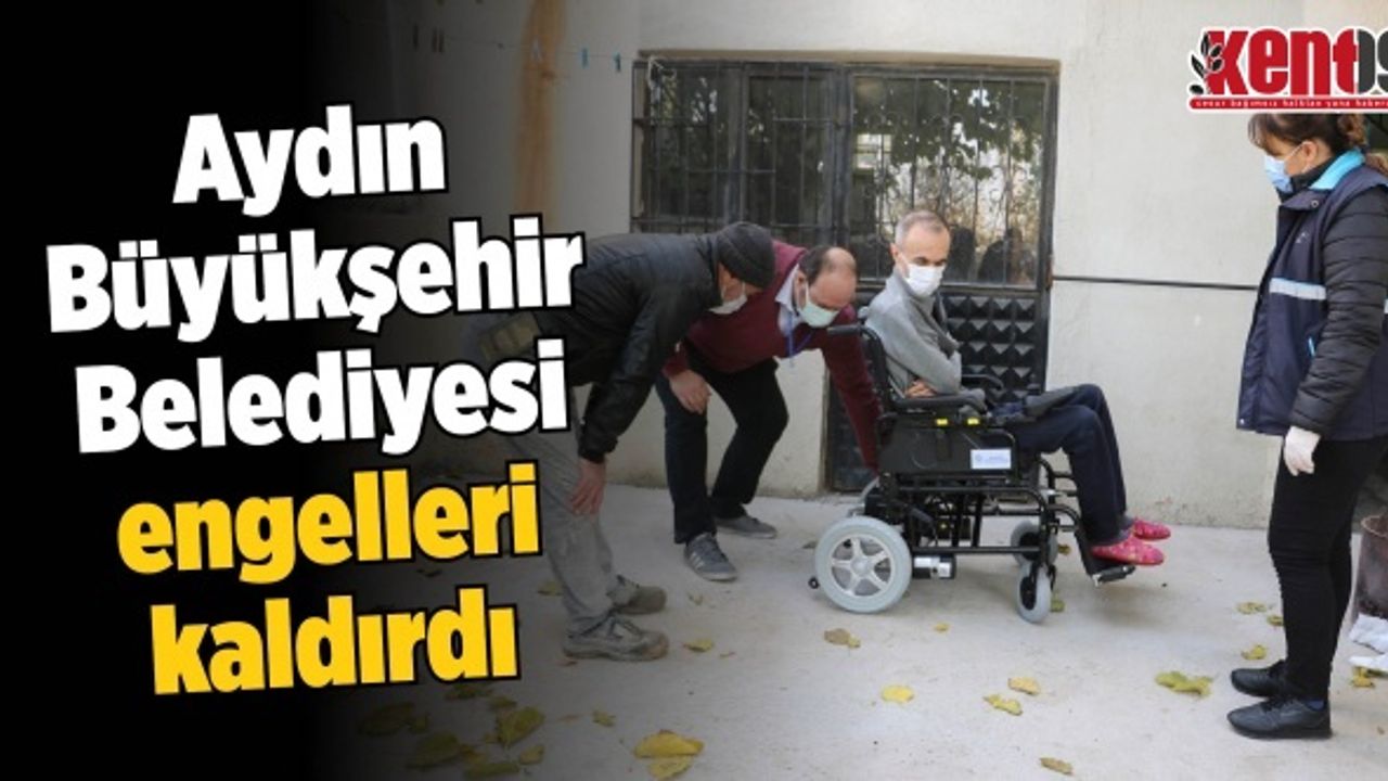 Aydın Büyükşehir Belediyesi engelsiz bir kent için çalışıyor
