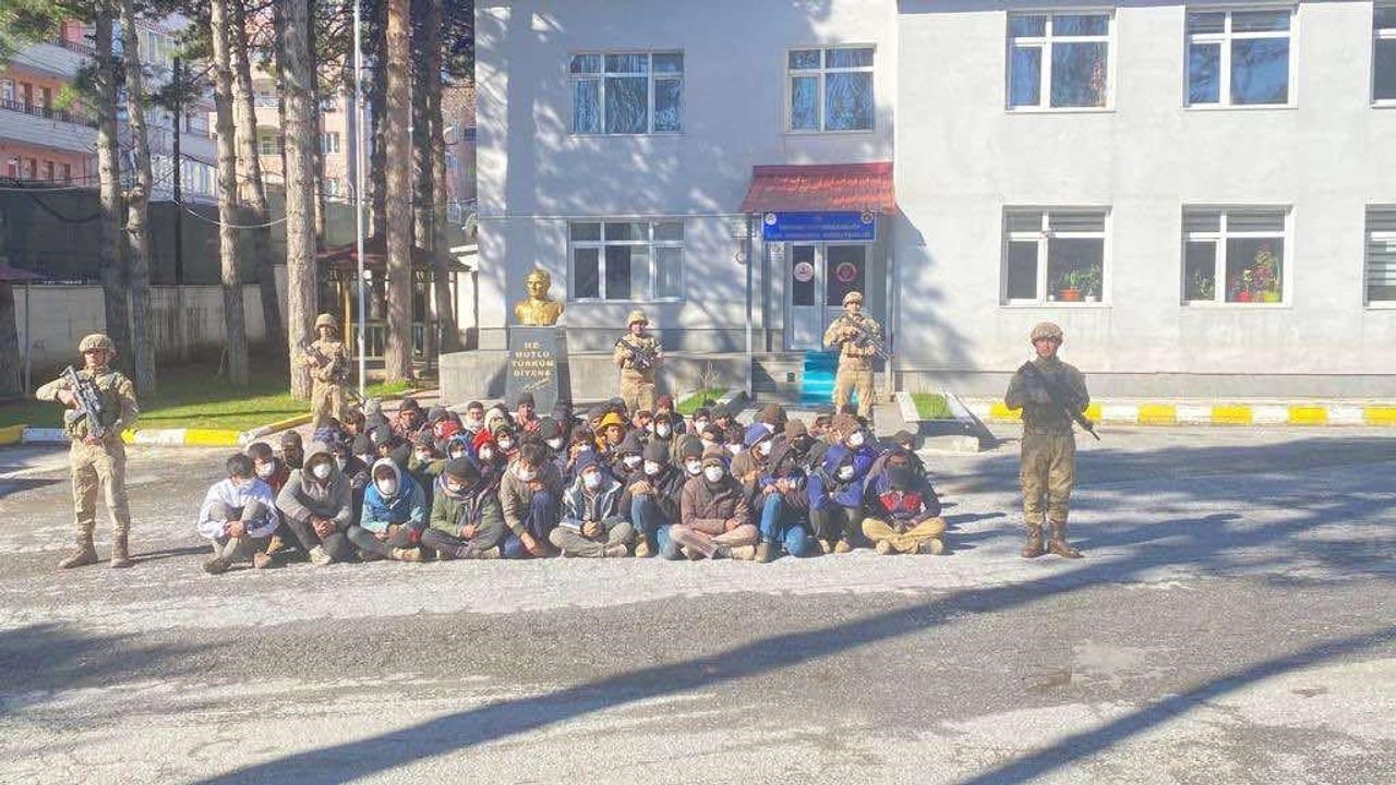 Bitlis’te 70 düzensiz göçmen yakalandı