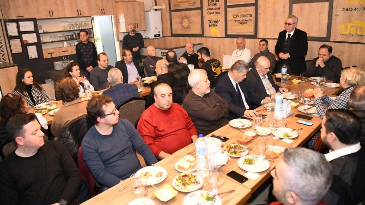 Edirne Keşan'da Başkan Helvacıoğlu gazetecilerle buluştu