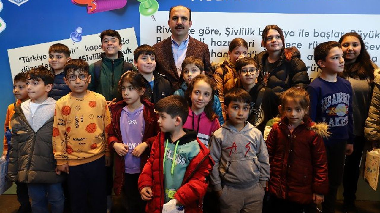 Konya'da çocuklara şivlilik sürprizi