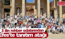 3 ilin rehber odalarından Efes'te tanıtım atağı