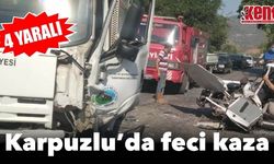 Karpuzlu'da feci kaza: 2'si ağır 4 yaralı