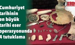 Cumhuriyet tarihinin en büyük tarihi eser operasyonunda 4 tutuklama