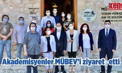 Akademisyenler MÜBEV'i ziyaret etti
