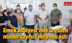 Emek Atölyesi’nde üretilen maske sayısı 1 milyonu aştı