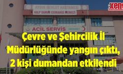 Güç kaynağından çıkan dumandan etkilenen iki kişi hastaneye kaldırıldı