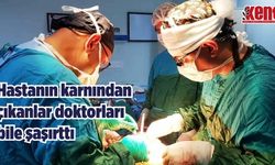 Hastanın karnından çıkanlar doktorları bile şaşırttı