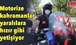 Motorize kahramanlar yaralılara hızır gibi yetişiyor