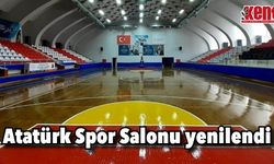 Atatürk Kapalı Spor Salonu yeni görünümüne kavuştu