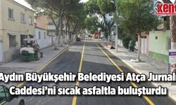 Aydın Büyükşehir Belediyesi Atça Jurnalı Caddesi'ni sıcak asfaltla buluşturdu