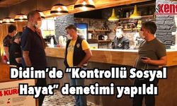 Didim’de “Kontrollü Sosyal Hayat” denetimi yapıldı