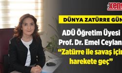 ADÜ Öğretim Üyesi  Prof. Dr. Emel Ceylan,  “Zatürre ile savaş için harekete geç”