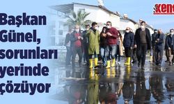 Başkan Günel, sorunları halkla birlikte yerinde çözüyor