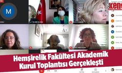 Hemşirelik Fakültesi akademik kurul toplantısı gerçekleşti