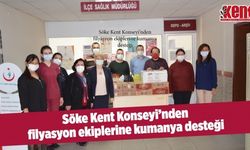 Söke Kent Konseyi’nden filyasyon ekiplerine kumanya desteği