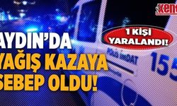 Aydın'da Yağış Kazaya Sebep Oldu!