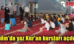 Aydın'da yaz Kur'an kursları açıldı
