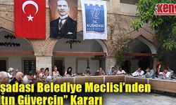 Kuşadası Belediye Meclisi’nden “Altın Güvercin” Kararı
