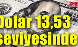 Dolar 13,53 seviyesinde