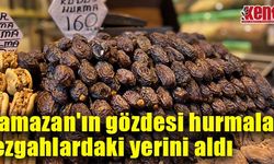 Ramazan'ın gözdesi hurmalar, tezgahlardaki yerini aldı