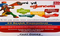Çocukların yeni yıl eğlencesi Başkan Öndeş'ten