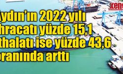 Aydın'da ithalat ve ihracat arttı