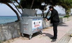 Kuşadası'nda karekodlu çöp konteyneri dönemi