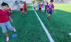 Aydın’da çocuklar hem eğleniyor hem spor yapıyor