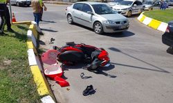 Söke'de motosiklet kazası