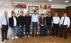 Son Hasat Film ekibi Başkan Özcan’ı makamında ziyaret etti