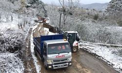 Kocaeli A Takımı kar mesaisinde