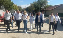 CHP Edirne İl Başkanı Harika Taybıllı ve yönetimden İpsala ziyareti