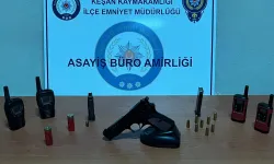 Edirne'de 17 adrese eş zamanlı kapsamlı operasyon