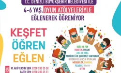 Denizli Büyükşehir'den çocuklara özel atölyeler