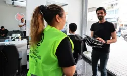 Denizli Büyükşehir berberlere penuar dağıtımına başladı