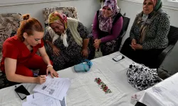 İzmir Bornova'da sağlık eğitimi köylerde