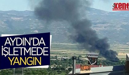 Aydın’daki bir işletmede yangın çıktı
