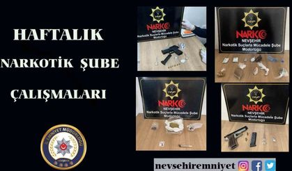Nevşehir’de narkotik operasyonu; 18 gözaltı