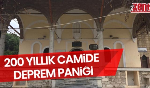 200 Yıllık Camide Deprem Paniği