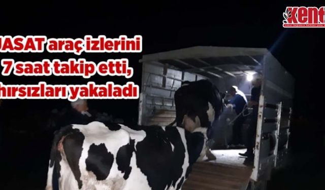 JASAT araç izlerini 7 saat takip etti, hırsızları yakaladı