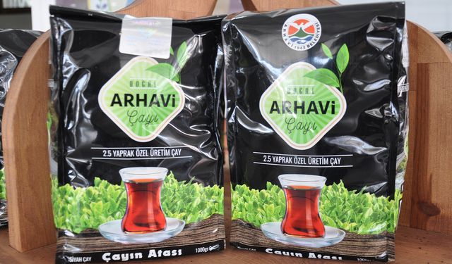 Arhavi doğal çayı Marsias raflarında yerini aldı