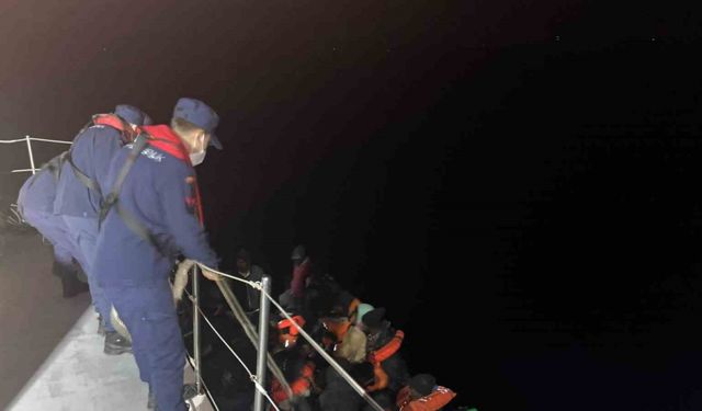 Muğla’da 47 düzensiz göçmen kurtarıldı