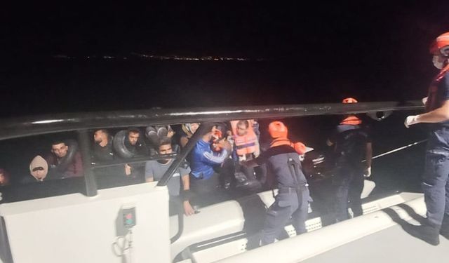 65 düzensiz göçmen yakalandı