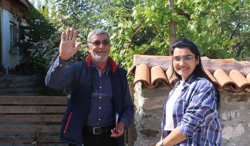 CHP'li genç aday Gamze Yolcu Metin’den yoğun mesai
