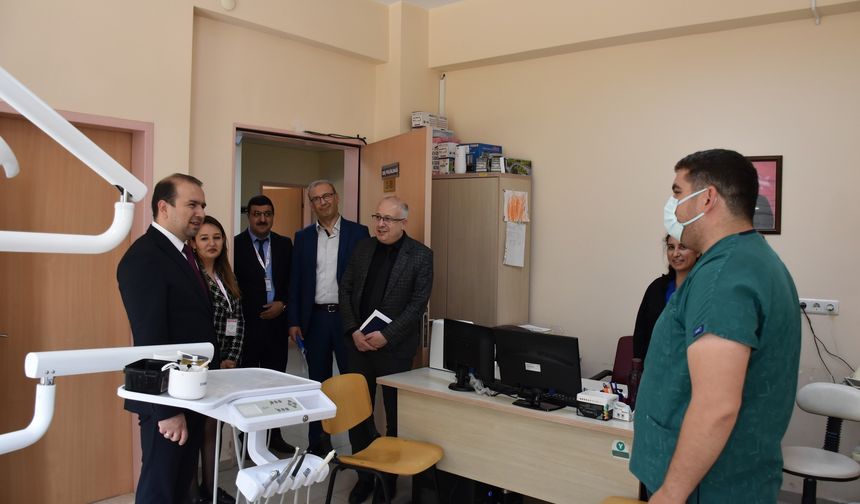 il Sağlık Müdürü Şenkul, Bozdoğan Devlet hastanesini ziyaret etti