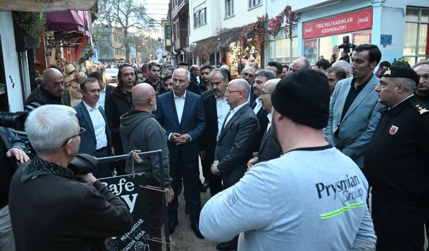 Efkan Âlâ'dan Tirilye'ye geçmiş olsun
