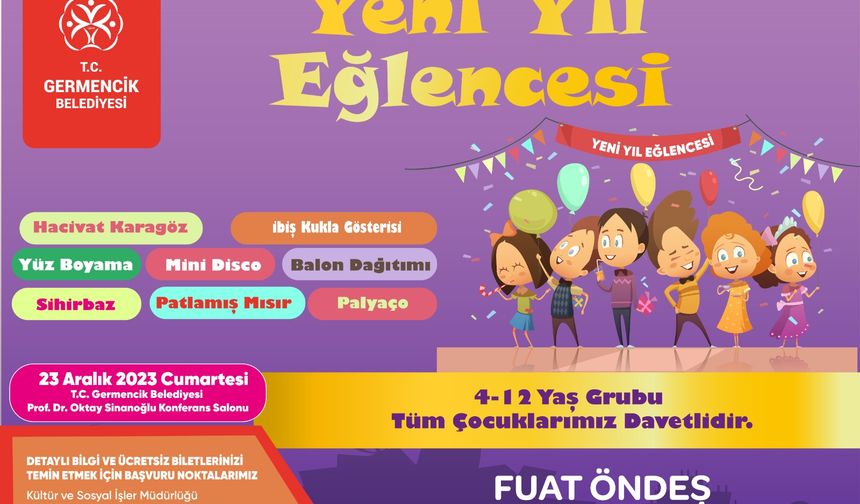 Çocukların Yeni Yıl Eğlencesi Başkan Öndeş'ten